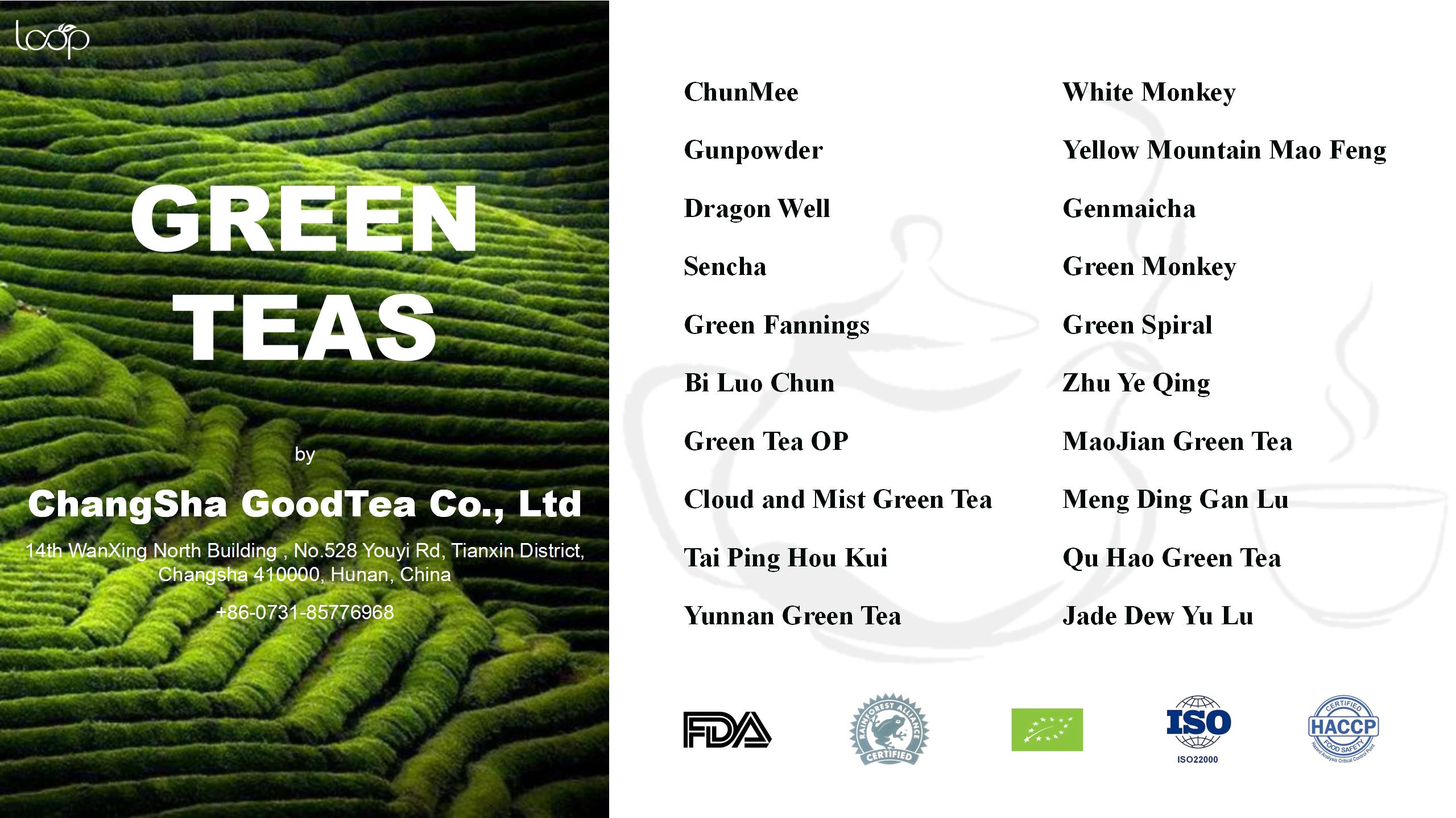 Green Tea List